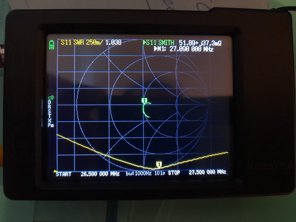 Замер параметров антенны с помощью Nanovna